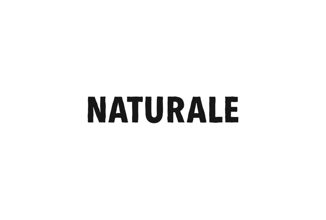 Naturale logo identità visiva