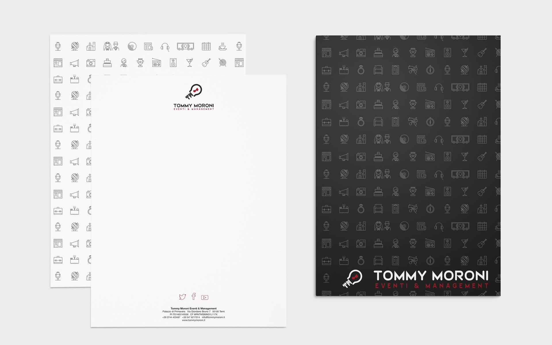 Brand identity Tommy Moroni